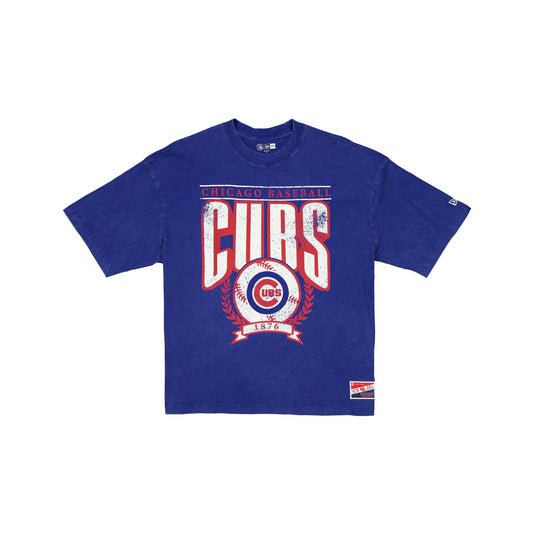Chicago Cubs Throwback Boxy T-Shirt - New Era Cap