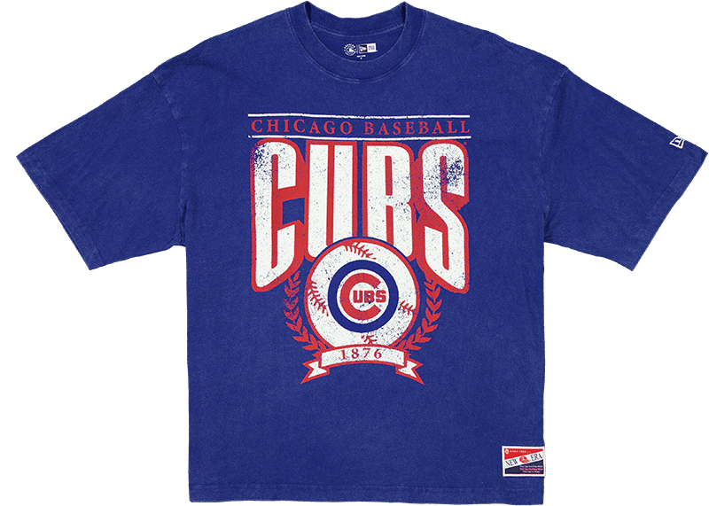 Chicago Cubs Throwback Boxy T-Shirt