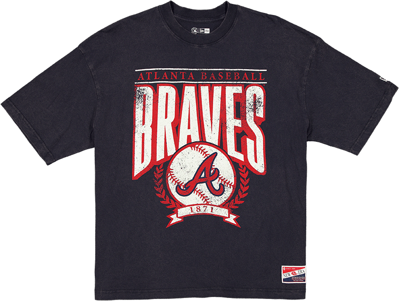 Atlanta Braves Throwback Boxy T-Shirt