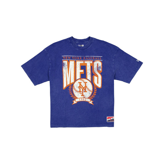 New York Mets Throwback Boxy T-Shirt - New Era Cap
