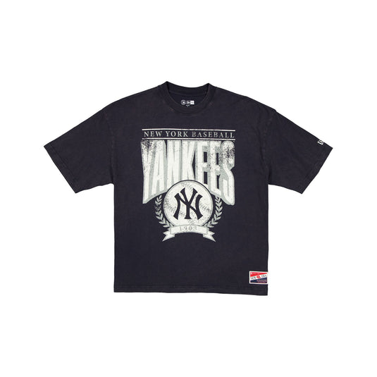 New York Yankees Throwback Boxy T-Shirt - New Era Cap