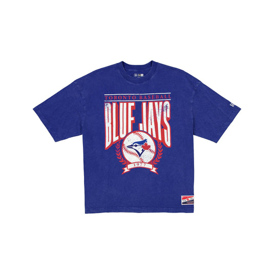 Toronto Blue Jays Throwback Boxy T-Shirt - New Era Cap