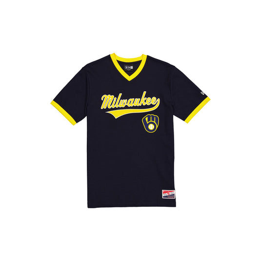Milwaukee Brewers Throwback Team T-Shirt - New Era Cap