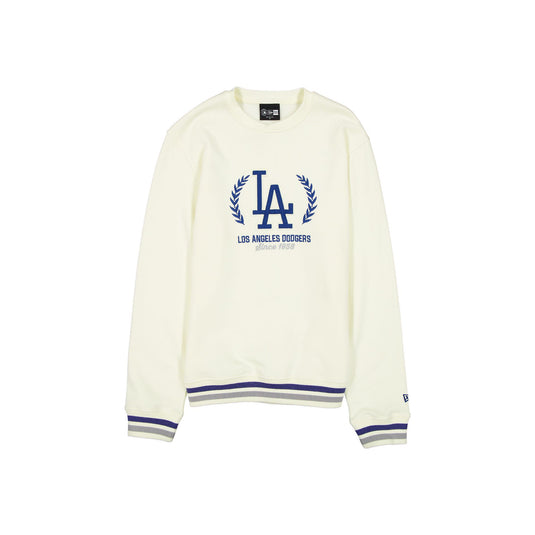 Los Angeles Dodgers Throwback Chrome White Crewneck - New Era Cap