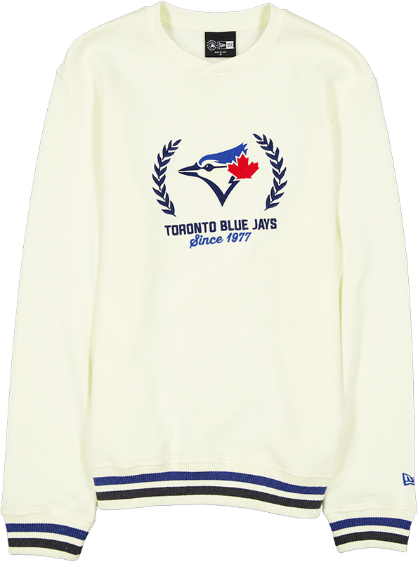 Toronto Blue Jays Throwback Chrome White Crewneck