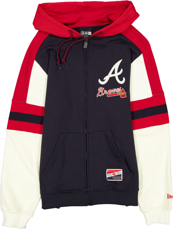Atlanta Braves Throwback Zipper Hoodie
