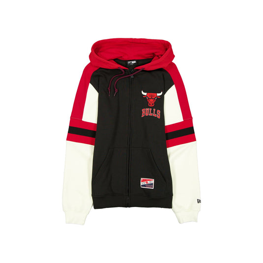 Chicago Bulls Throwback Zipper Hoodie - New Era Cap