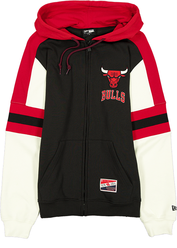 Chicago Bulls Throwback Zipper Hoodie