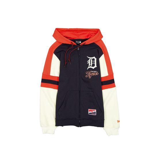 Detroit Tigers Throwback Zipper Hoodie - New Era Cap