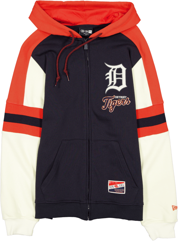 Detroit Tigers Throwback Zipper Hoodie