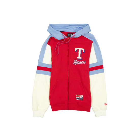 Texas Rangers Throwback Zipper Hoodie - New Era Cap