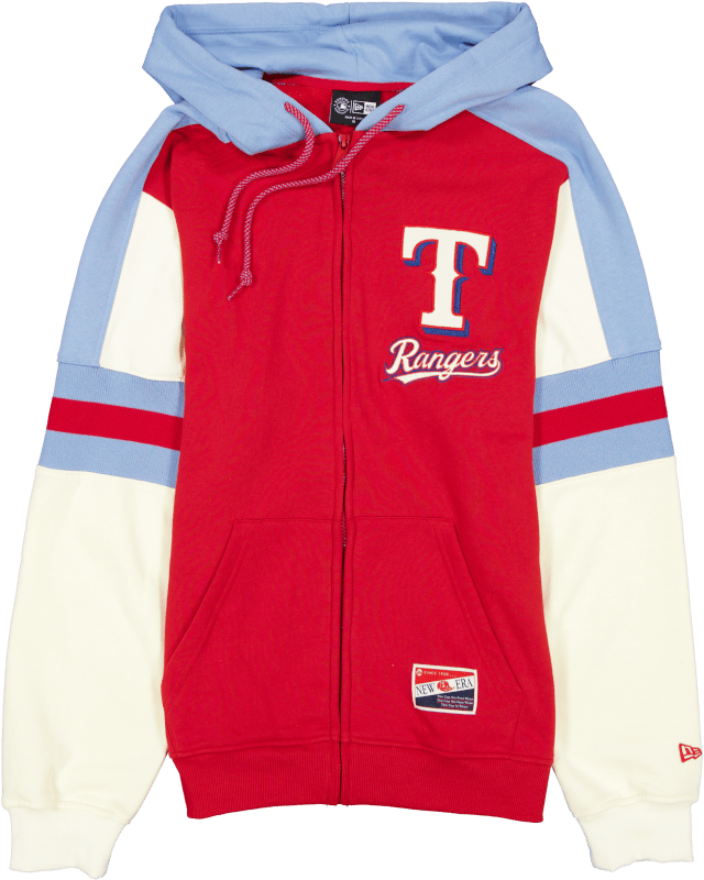 Texas Rangers Throwback Zipper Hoodie