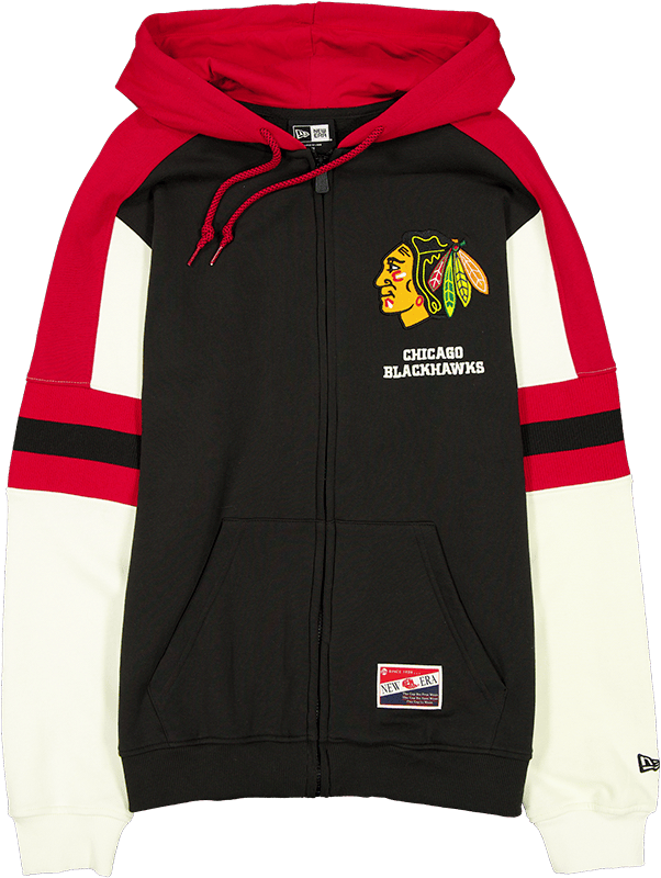 Chicago Blackhawks Throwback Zipper Hoodie