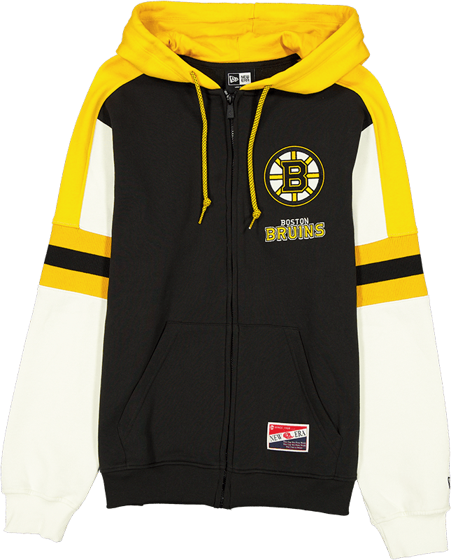 Boston Bruins Throwback Zipper Hoodie
