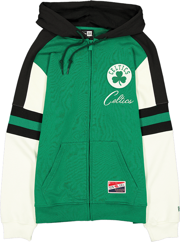 Boston Celtics Throwback Zipper Hoodie