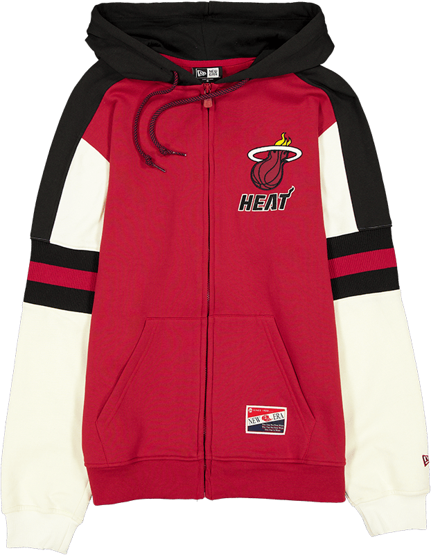 Miami Heat Throwback Zipper Hoodie