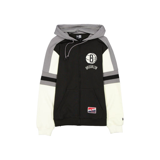 Brooklyn Nets Throwback Zipper Hoodie - New Era Cap