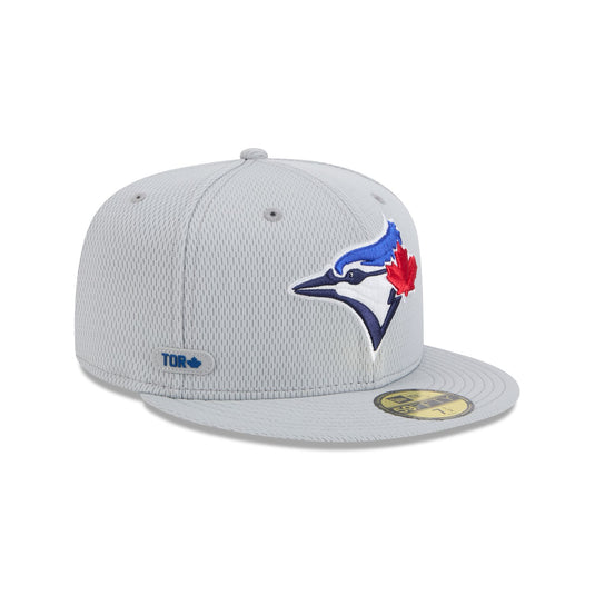 Toronto Blue Jays 2025 Clubhouse Gray 59FIFTY Fitted Hat - New Era Cap