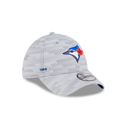 Toronto Blue Jays 2025 Clubhouse Gray 39THIRTY Stretch Fit - New Era Cap