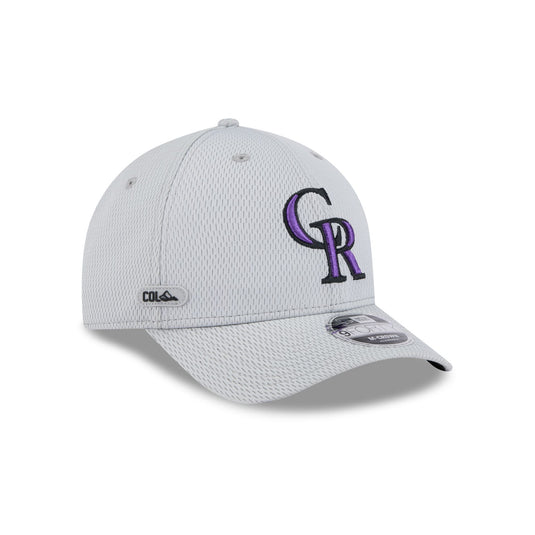 Colorado Rockies 2025 Clubhouse Gray 9FORTY M-Crown Snapback Hat - New Era Cap