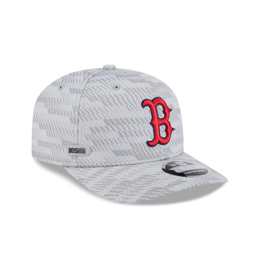 Boston Red Sox 2025 Clubhouse Gray 9SEVENTY Stretch-Snap Hat - New Era Cap