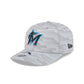 Miami Marlins 2025 Clubhouse Gray 9SEVENTY Stretch-Snap Hat