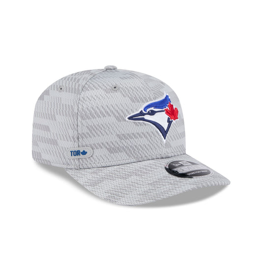 Toronto Blue Jays 2025 Clubhouse Gray 9SEVENTY Stretch-Snap Hat - New Era Cap