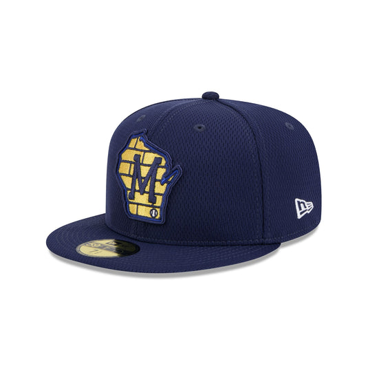 Milwaukee Brewers 2025 Clubhouse Alt 59FIFTY Fitted Hat - New Era Cap