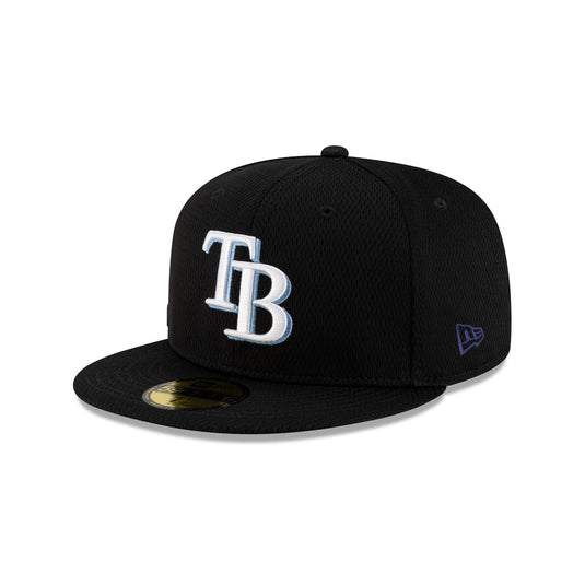 Tampa Bay Rays 2025 Clubhouse Black 59FIFTY Fitted Hat - New Era Cap