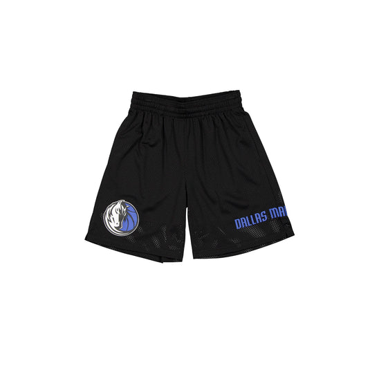 Dallas Mavericks Mesh Black Shorts - New Era Cap