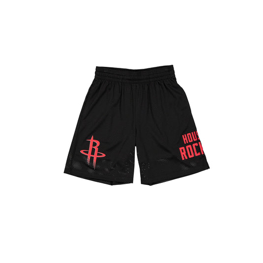 Houston Rockets Mesh Black Shorts - New Era Cap