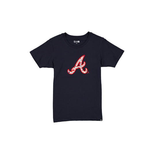 Atlanta Braves Glam Game Women's T-Shirt - New Era Cap