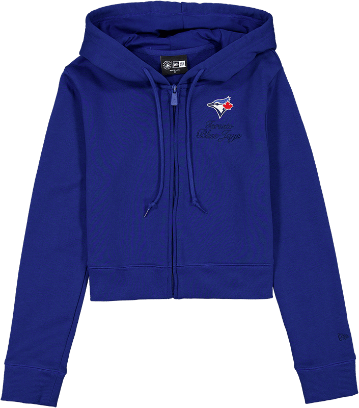 Toronto Blue Jays Game Day Cropped Women's Zipper Hoodie
