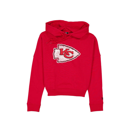 Kansas City Chiefs Women's Washed Logo Hoodie - New Era Cap