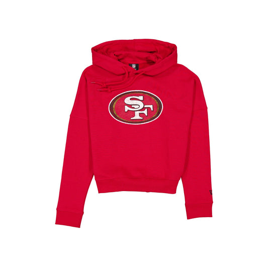 San Francisco 49ers Women's Washed Logo Hoodie - New Era Cap