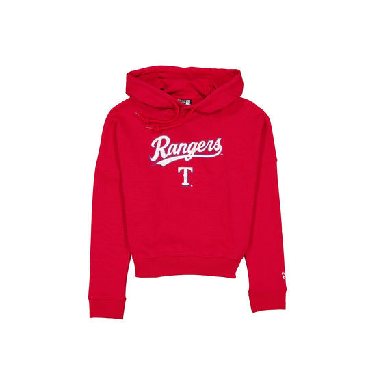 Texas Rangers Women's Washed Graphic Hoodie - New Era Cap