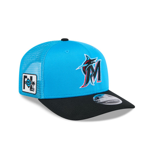 Miami Marlins 2025 Spring Training 9SEVENTY Trucker Hat - New Era Cap