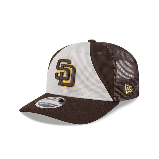 San Diego Padres 2025 Batting Practice 9SEVENTY Trucker Hat - New Era Cap