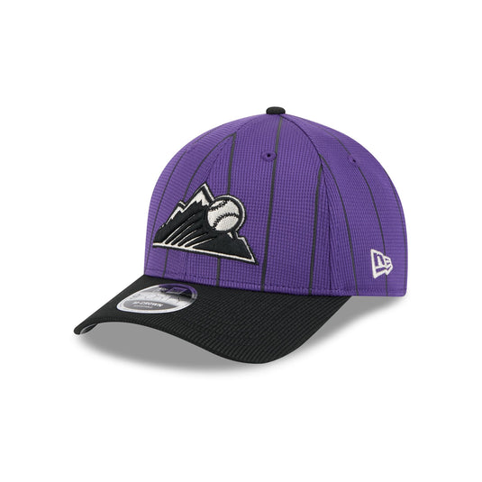 Colorado Rockies 2025 Batting Practice 9FORTY M-Crown Snapback Hat - New Era Cap