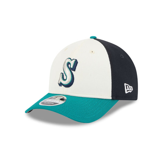 Seattle Mariners 2025 Batting Practice 9FORTY M-Crown Snapback Hat - New Era Cap
