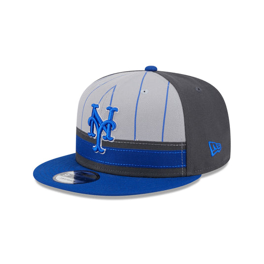 New York Mets 2025 Batting Practice Gray 9FIFTY Snapback Hat - New Era Cap