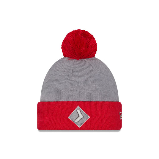 Chicago White Sox 2025 Batting Practice Pom Knit Hat - New Era Cap