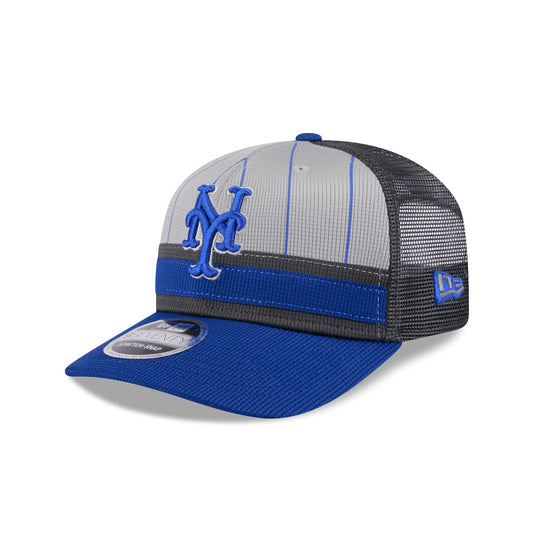 New York Mets 2025 Batting Practice Gray 9SEVENTY Trucker Hat - New Era Cap