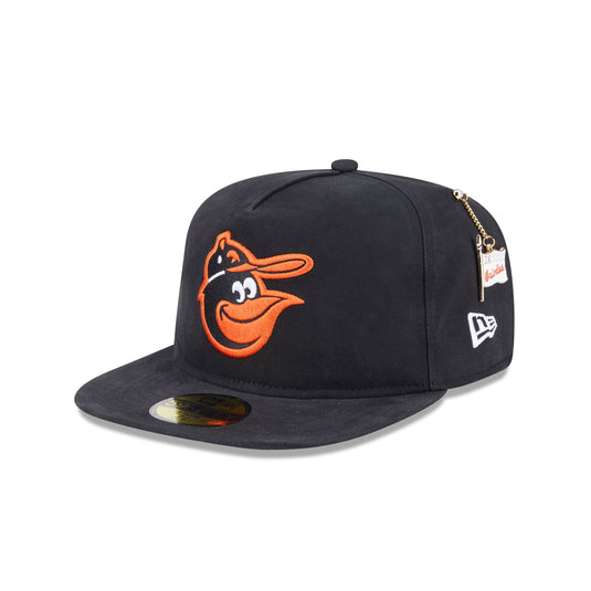 Baltimore Orioles Championship Side Flag 59FIFTY A-Frame Fitted Hat - New Era Cap
