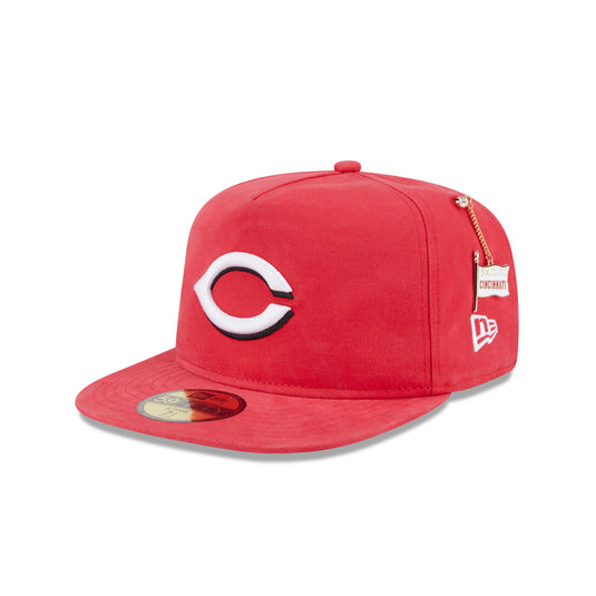 Cincinnati Reds Championship Side Flag 59FIFTY A-Frame Fitted Hat - New Era Cap