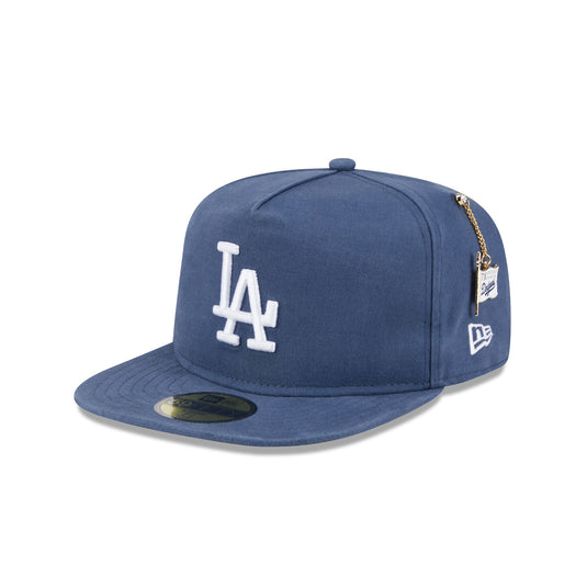 Los Angeles Dodgers Championship Side Flag 59FIFTY A-Frame Fitted Hat - New Era Cap