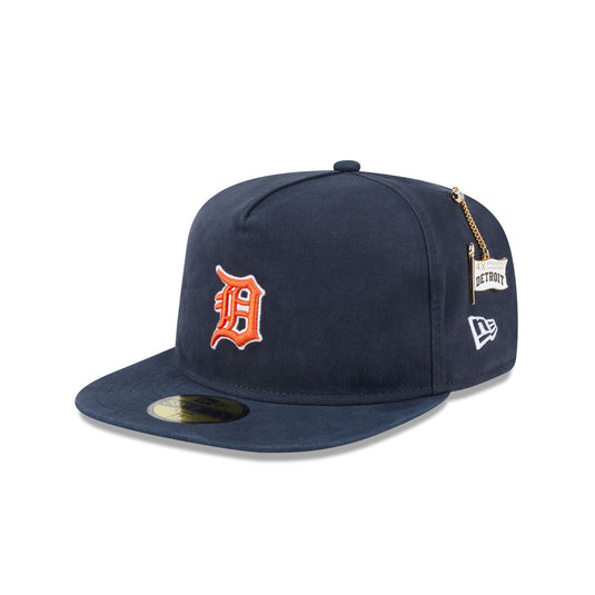 Detroit Tigers Championship Side Flag 59FIFTY A-Frame Fitted Hat - New Era Cap