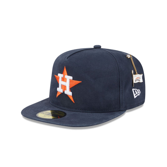 Houston Astros Championship Side Flag 59FIFTY A-Frame Fitted Hat - New Era Cap