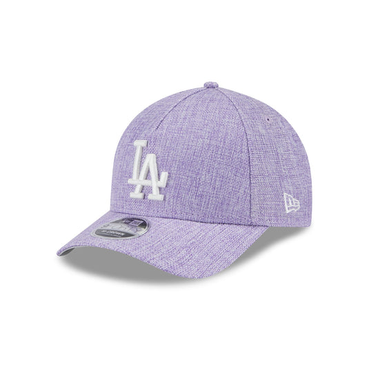 Los Angeles Dodgers Cotton Weave Purple 9FORTY M-Crown A-Frame Snapback Hat - New Era Cap