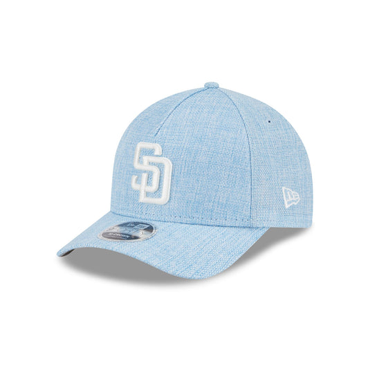 San Diego Padres Cotton Weaver Blue 9FORTY M-Crown A-Frame Snapback Hat - New Era Cap